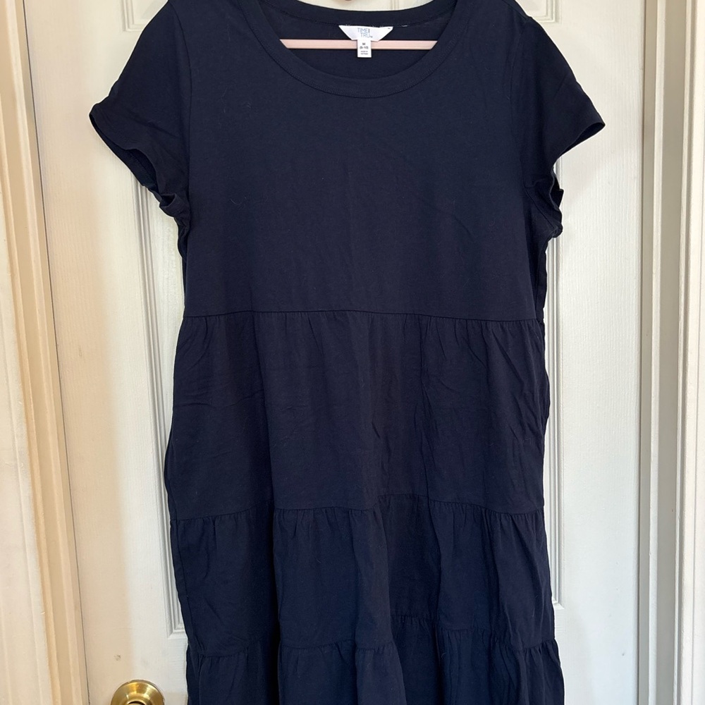 Time and Tru Dark Blue Top